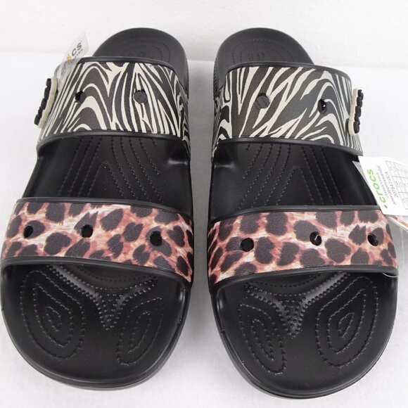 Crocs Animal Print Slides Men\'s Size 15 US Double Strap Sandals main image 8